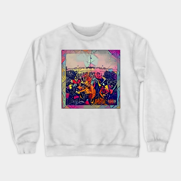 Abstract To Pimp A Butterfly Crewneck Sweatshirt by stilldan97